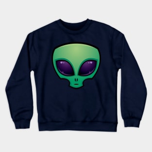 Alien Head Icon Crewneck Sweatshirt